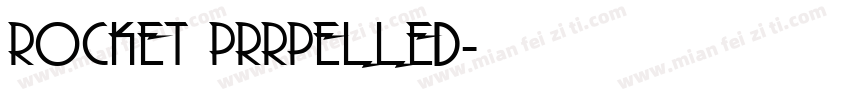 rocket prrpelled字体转换